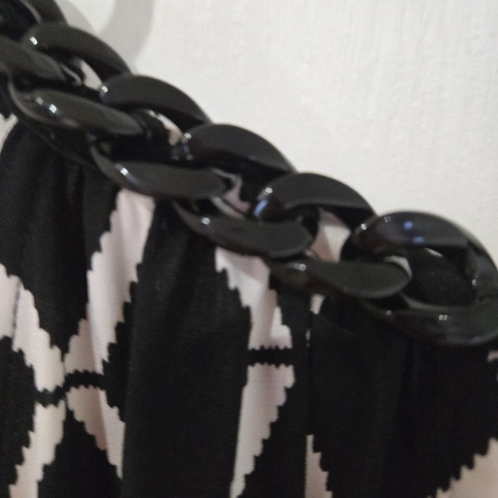 Black,white,red Summer Sun Dress, Coverup Size Medium Prelude Brand - Picture 12 of 12